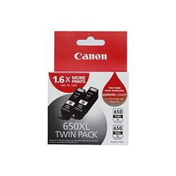 Canon - CPGI650XLBK-TWIN